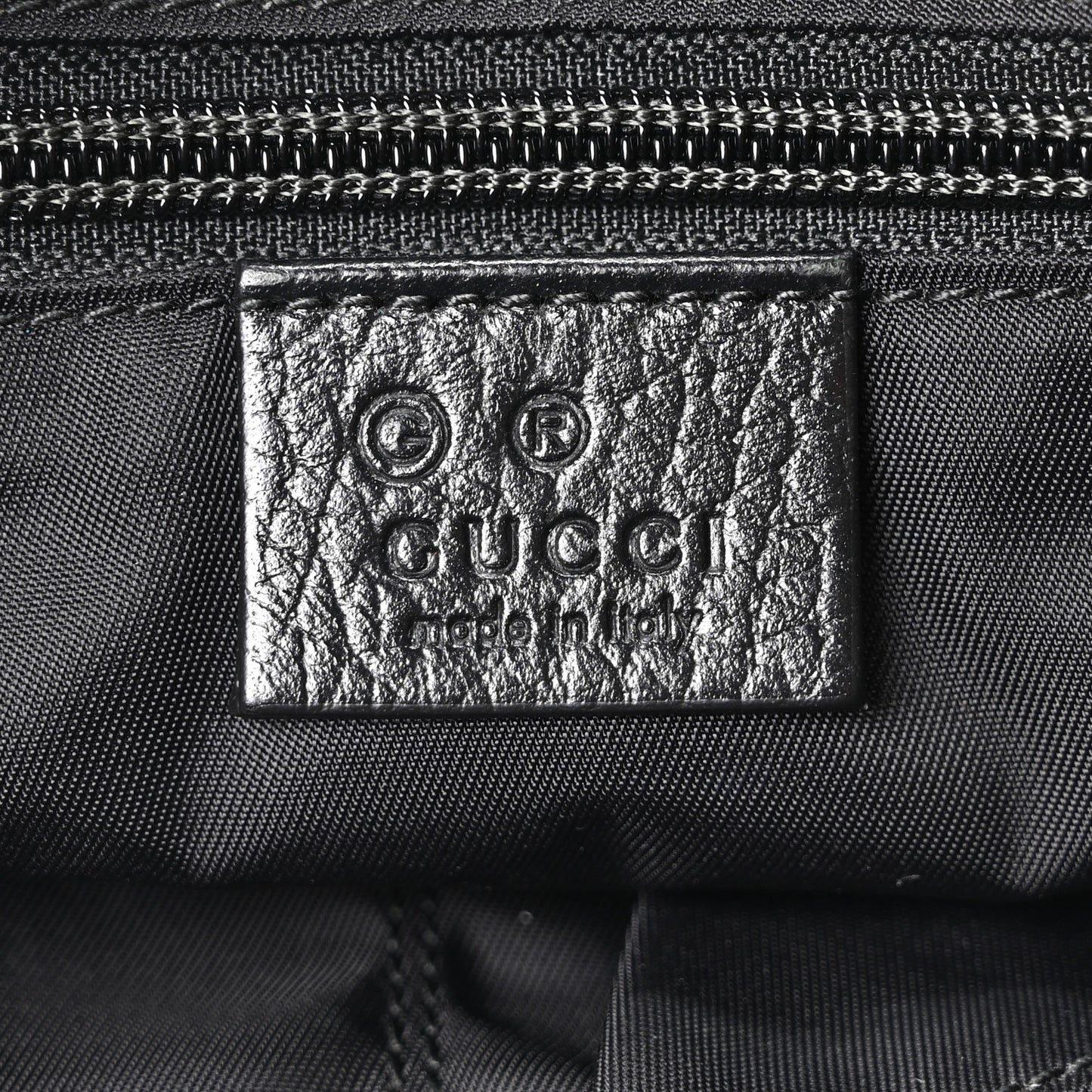 Nylon Monogram Double Buckle Flap Messenger Bag Black