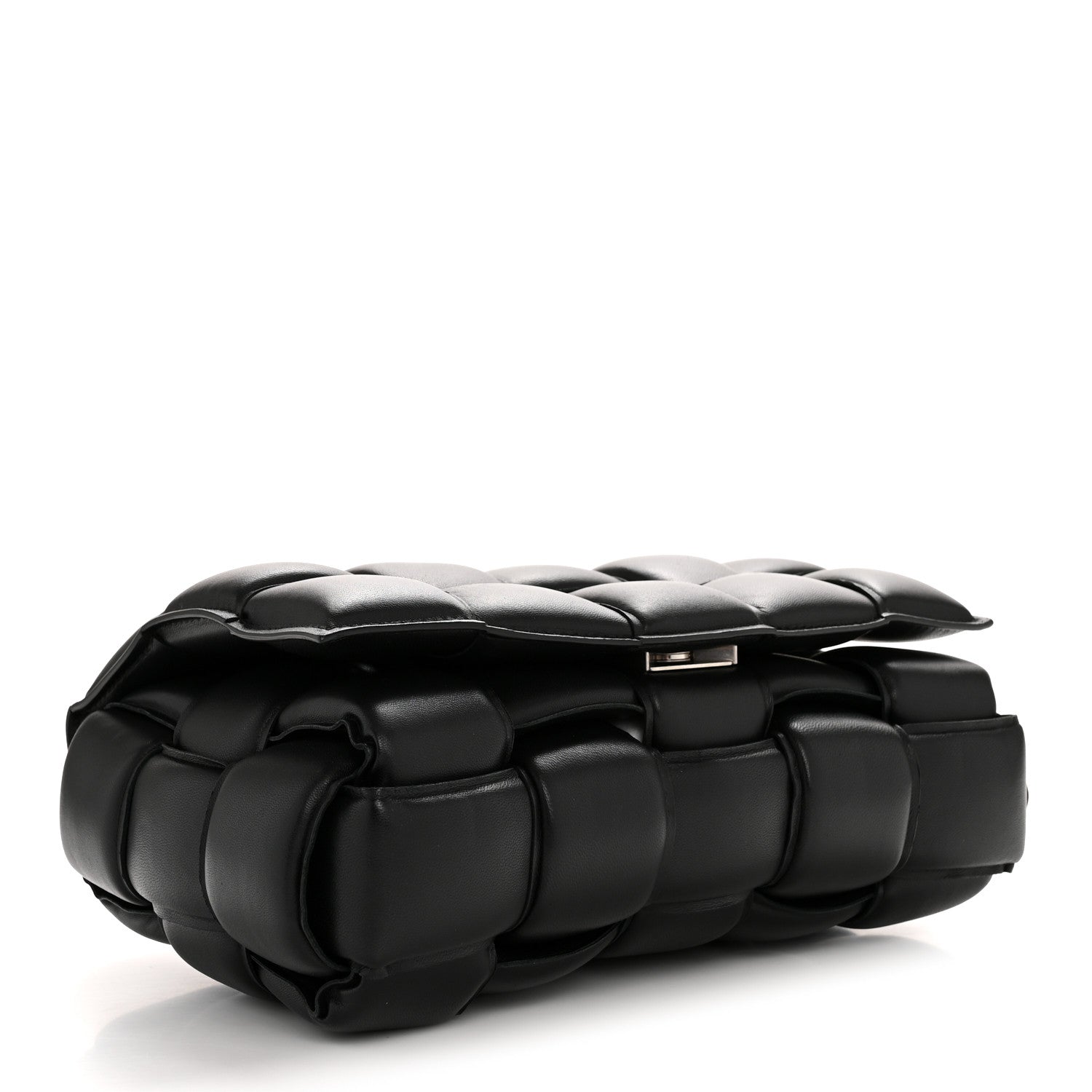 Bottega Veneta Nappa Maxi Intreccio Padded Cassette Crossbody Bag Black 7 of 29