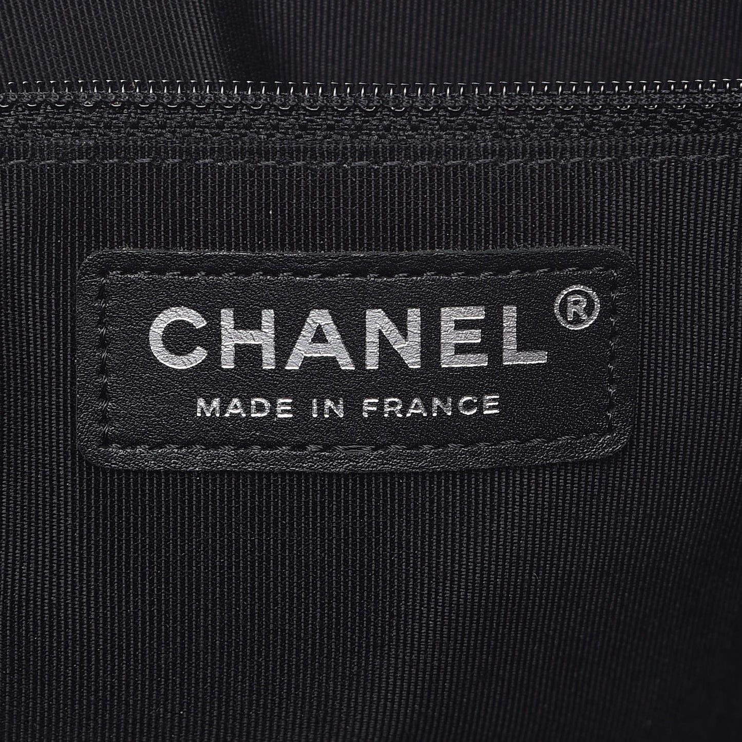 Caviar Quilted Large Shopping Tote Black