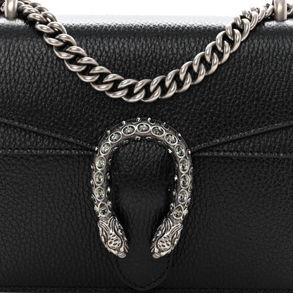 Gucci Calfskin Mini Dionysus Shoulder Bag Black 7 of 9