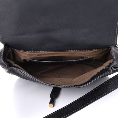 Chloe Calfskin Medium Marcie Round Crossbody Bag Black 4 of 9