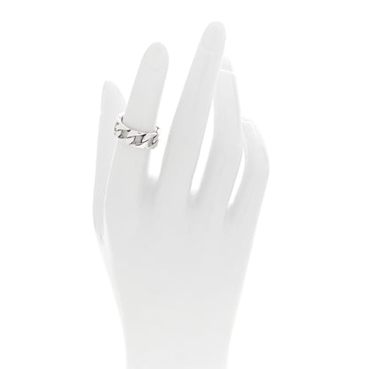 Tiffany Sterling Silver Curb Link Ring 50 5.25 2 of 5