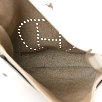 Hermes Taurillon Clemence Evelyne III PM Gris Perle 4 of 12