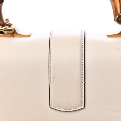 Gucci Calfskin Bamboo Web Medium Dionysus Top Handle Bag White Blue Hibiscus Red 11 of 17