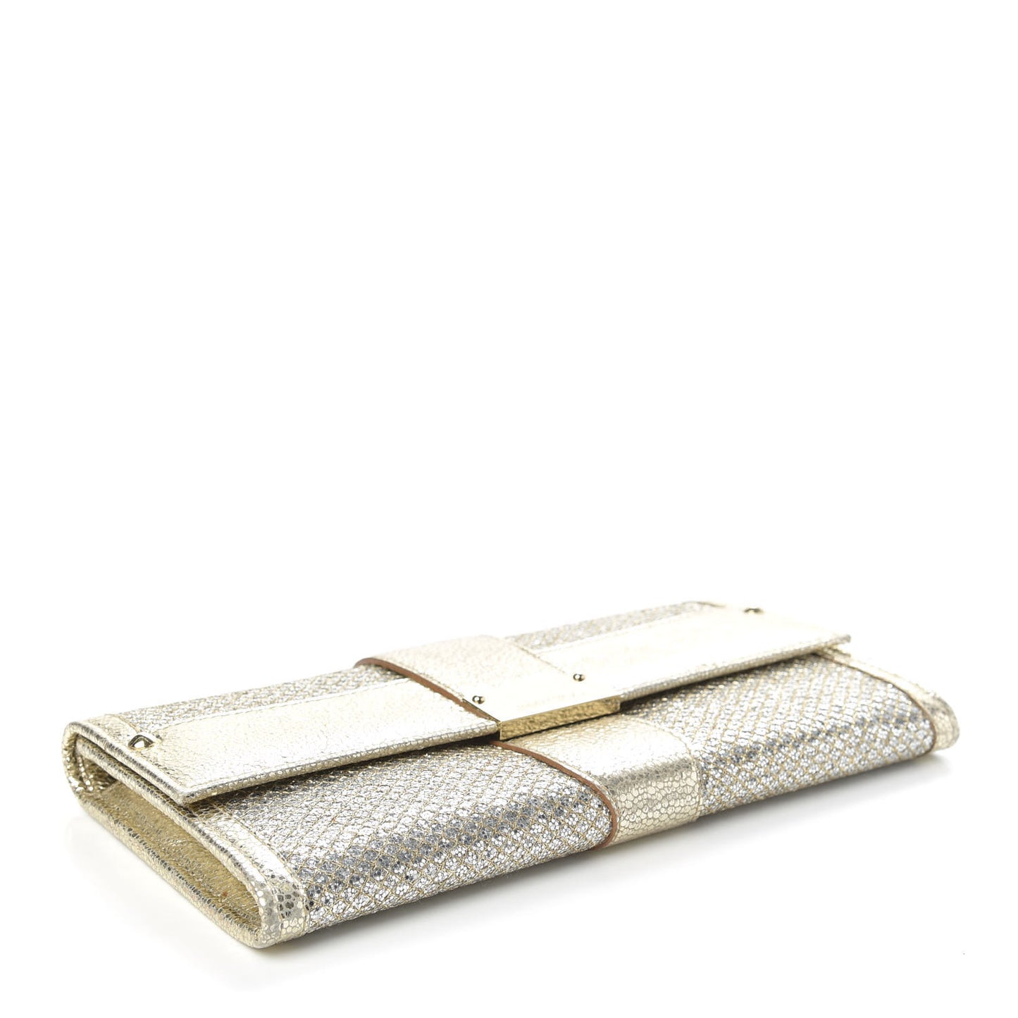 Glitter Fabric Reese Clutch Wallet Metallic
