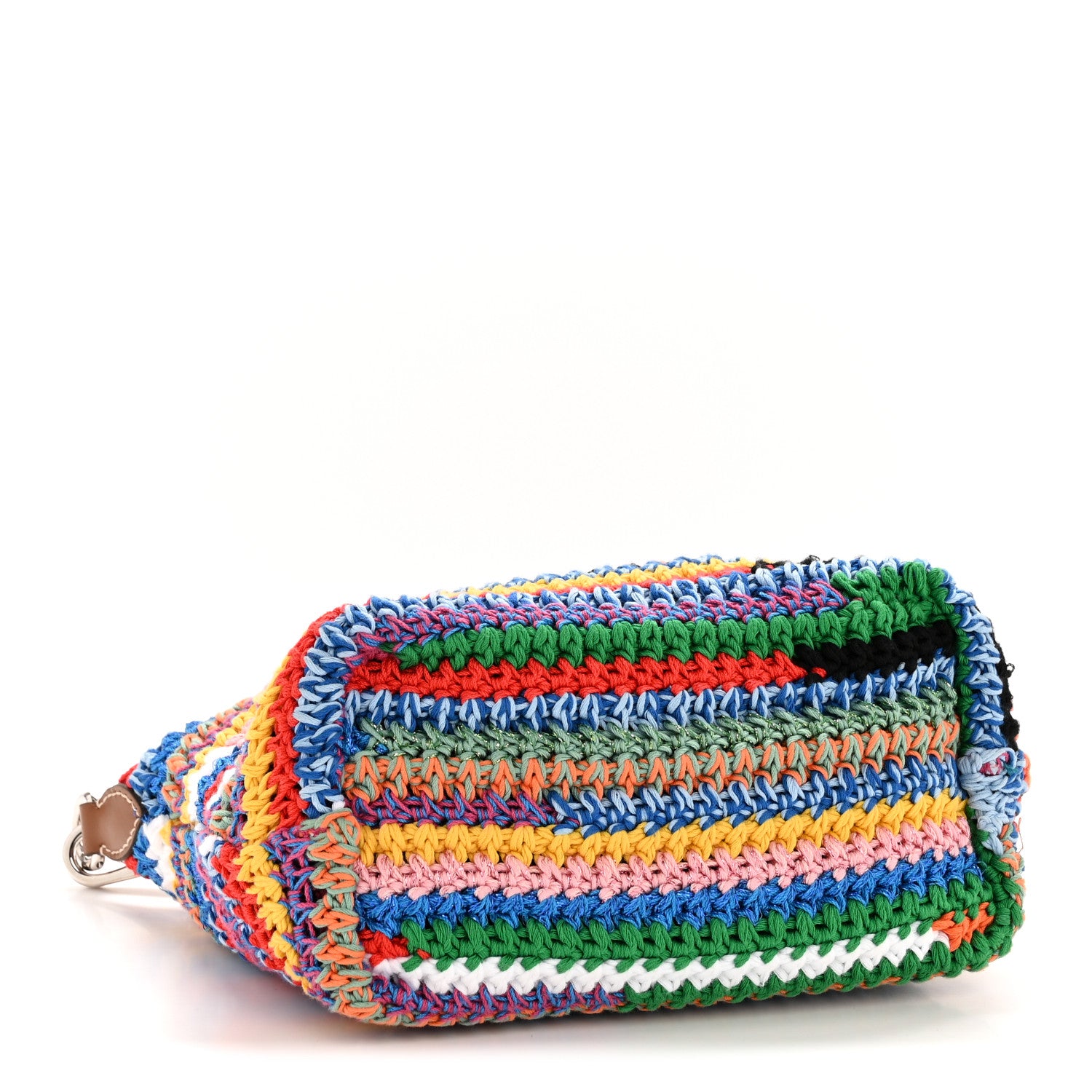 Miu Miu Fabric Crochet Pouch Multicolor 1786281 – FASHIONPHILE