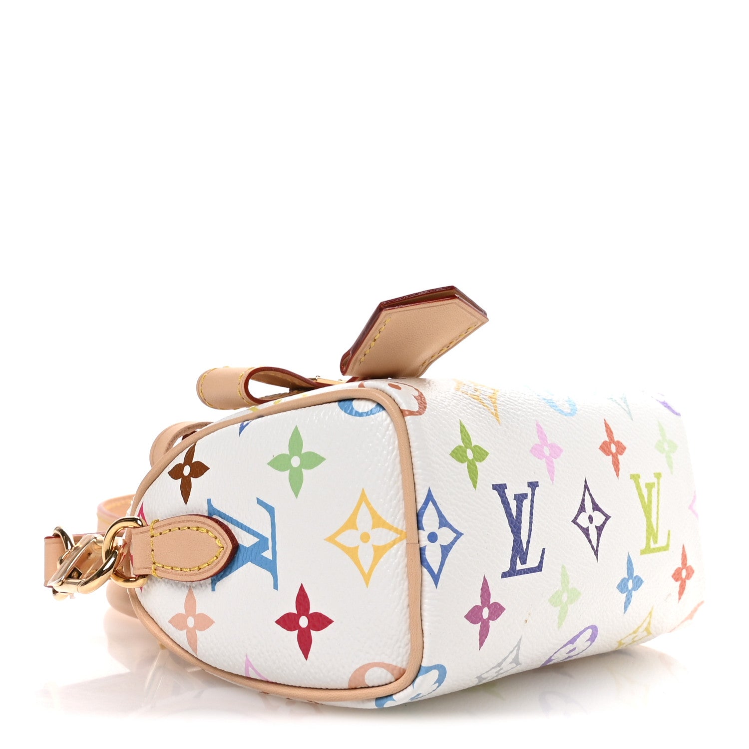 Louis Vuitton LV X TM Monogram Multicolor Nano Speedy White 4 of 10