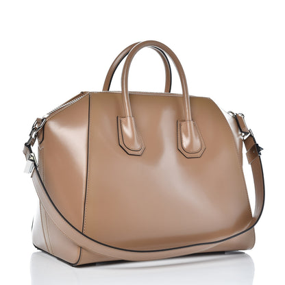 Givenchy Smooth Calfskin Medium Antigona Dark Beige 3 of 8