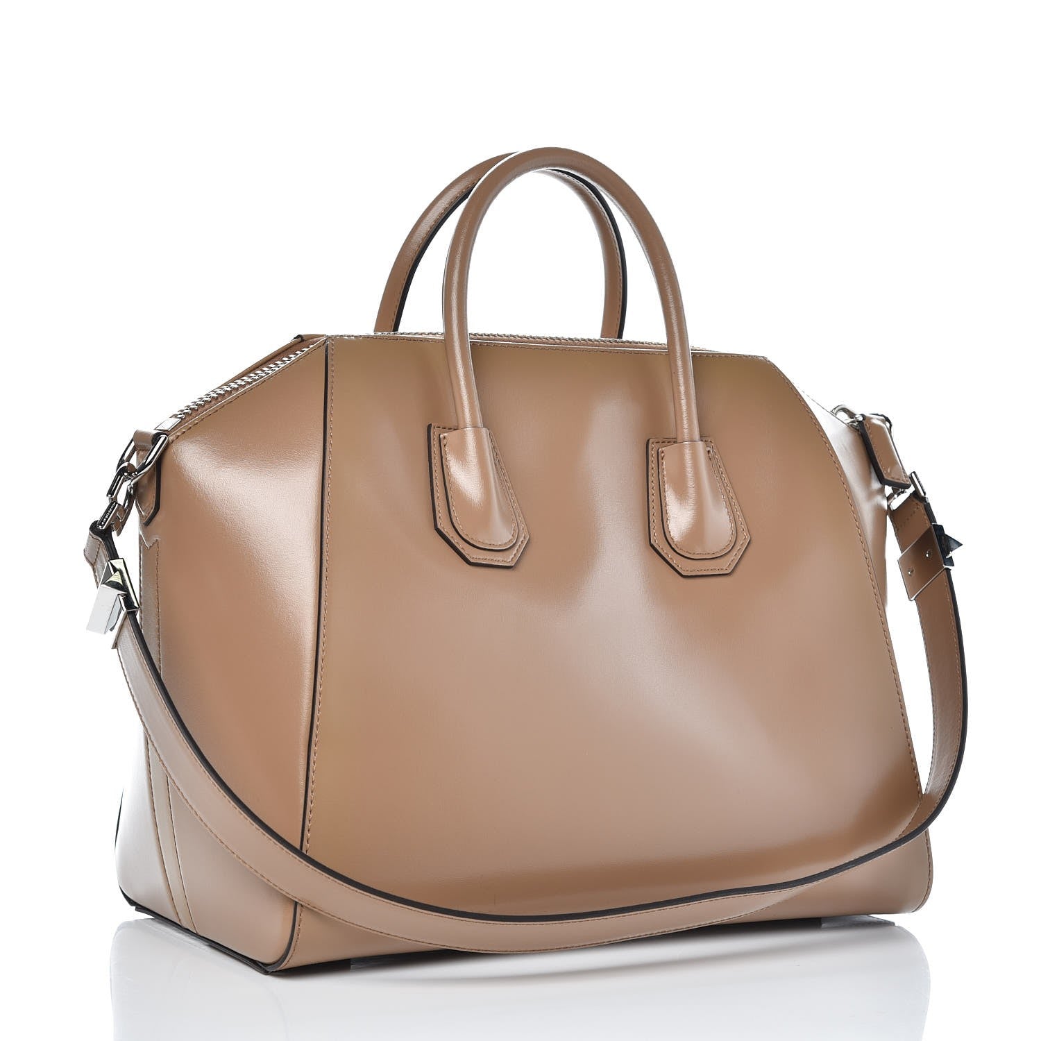 Givenchy Smooth Calfskin Medium Antigona Dark Beige 3 of 8