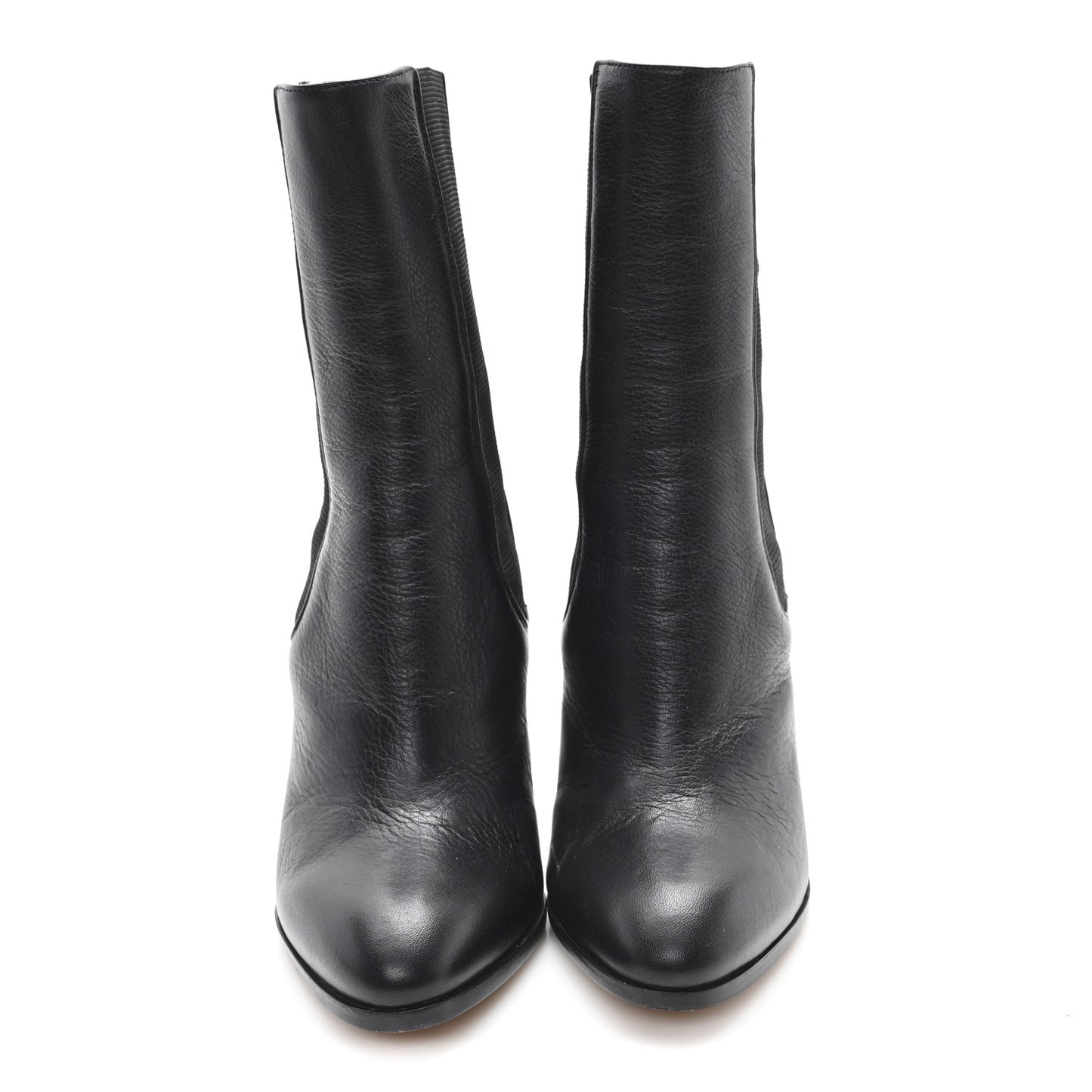 Calfskin CC Ankle Boots 36.5 Black