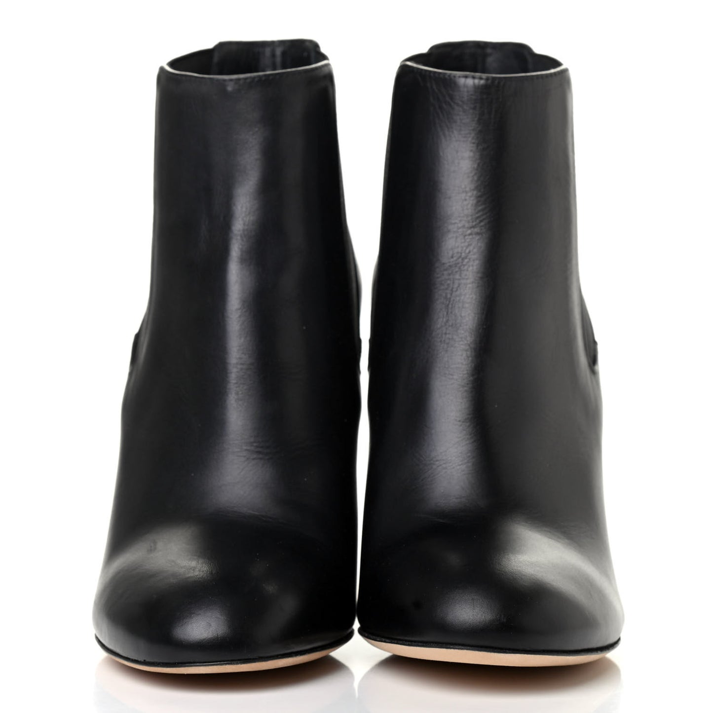 Lambskin Pearl CC Ankle Boots 36 Black