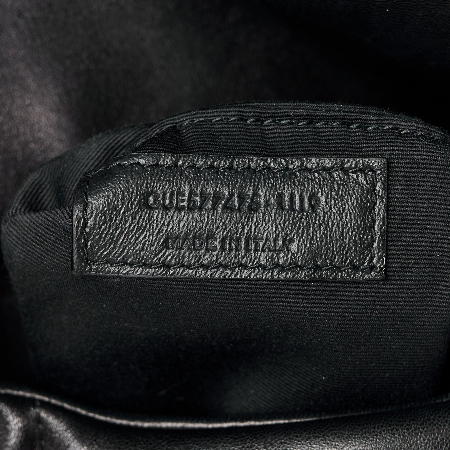 Lambskin Quilted Medium Loulou Puffer Monogram Chain Satchel Black