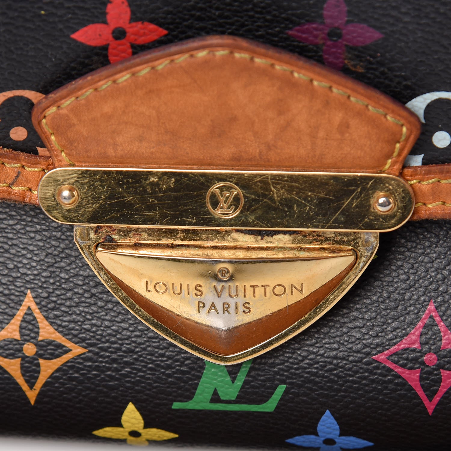 Louis Vuitton Monogram Multicolor Beverly MM Black 7 of 33
