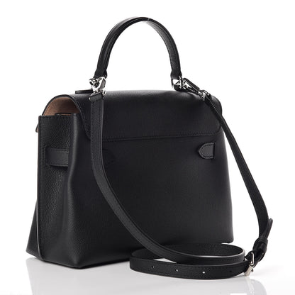 Louis Vuitton Calfskin Lockme Ever BB Black 3 of 13