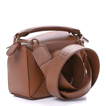 Loewe Satin Calfskin Mini Puzzle Bag Pecan 2 of 11