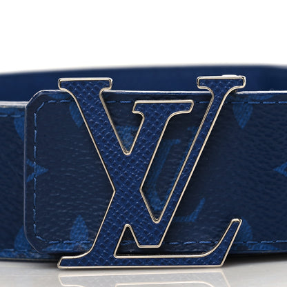 Louis Vuitton Monogram 40mm Reversible LV Initiales Belt 100 40 Cobalt Blue 2 of 6