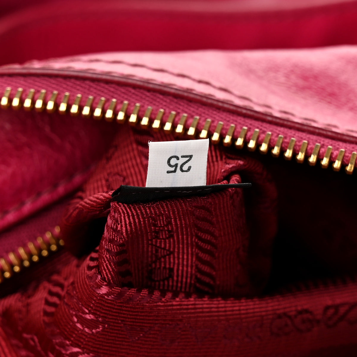 Prada Vitello Shine Zip Tote Pink 15 of 21