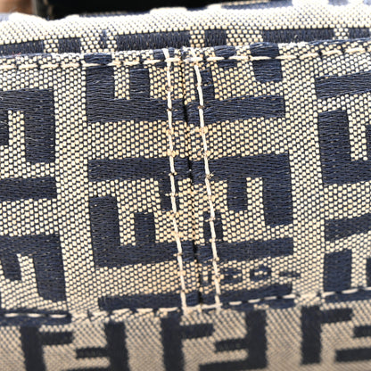 Fendi Zucchino Baguette Navy 13 of 13