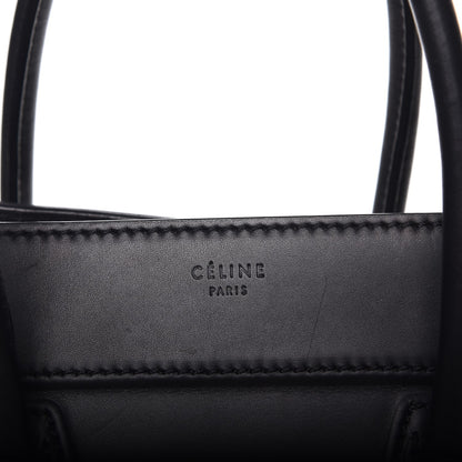Celine Smooth Calfskin Medium Phantom Luggage Black 6 of 11