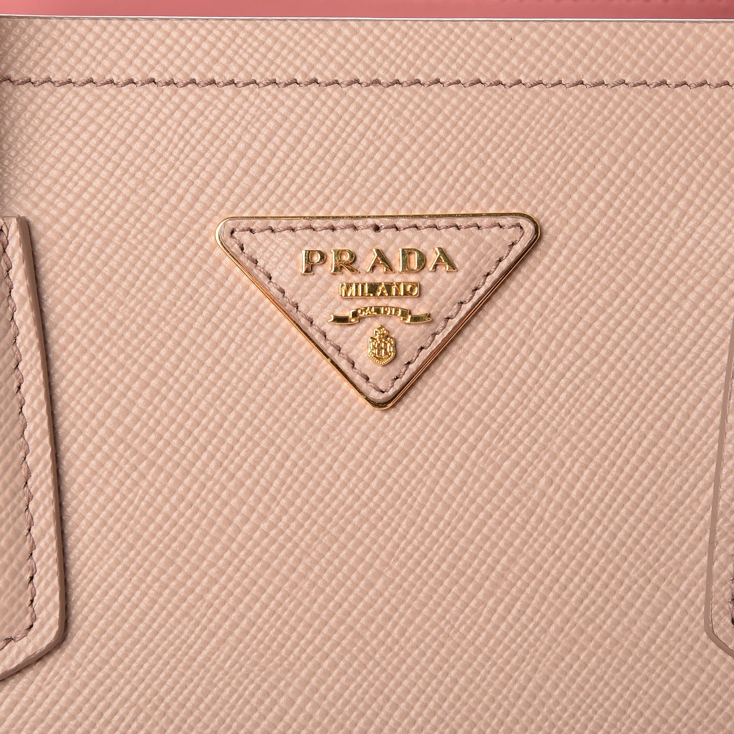 Prada Saffiano Cuir Medium Double Bag Cammeo Rosa 6 of 13