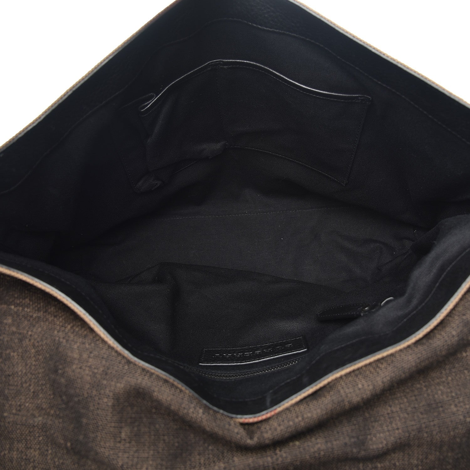 Burberry Brit Canvas Mega Check Grainy Calfskin Messenger Bag 5 of 8