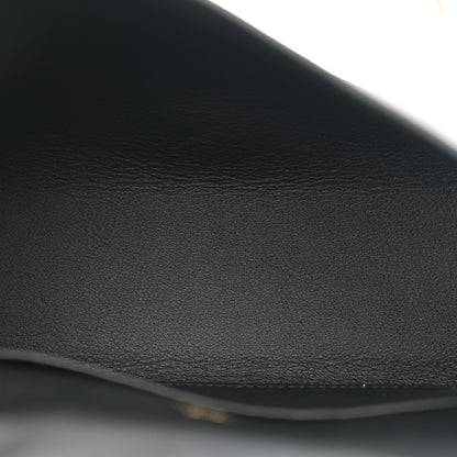 Hermes Swift Kelly Pochette Clutch Black 5 of 11