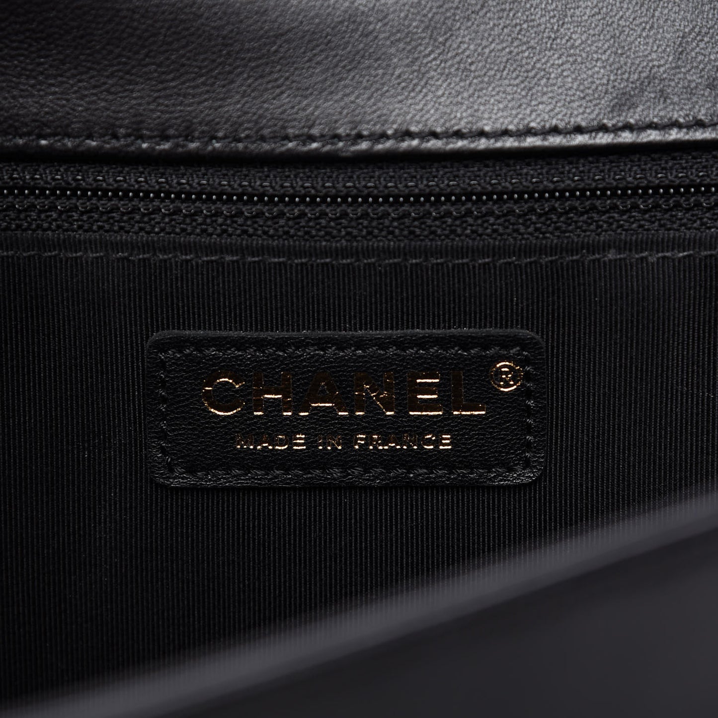 Lambskin Quilted New Medium Boy Flap Black