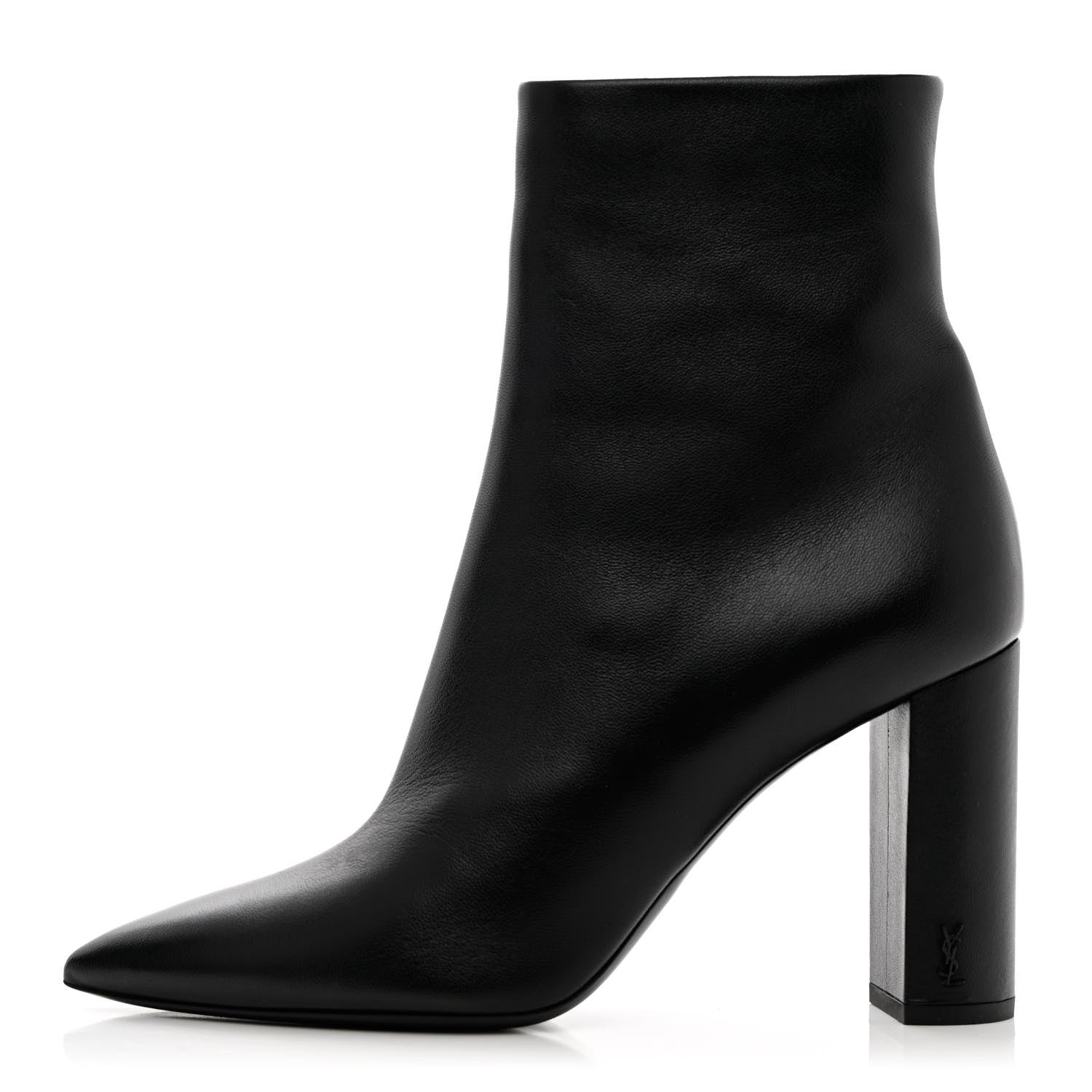 Saint Laurent Calfskin Betty 95 Ankle Boots 40 Black 1 of 16