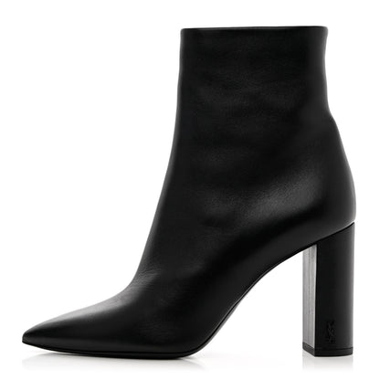 Saint Laurent Calfskin Betty 95 Ankle Boots 40 Black 1 of 16