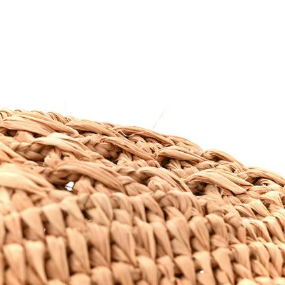 Saint Laurent Raffia Calfskin Small Panier Tote Naturel 12 of 12