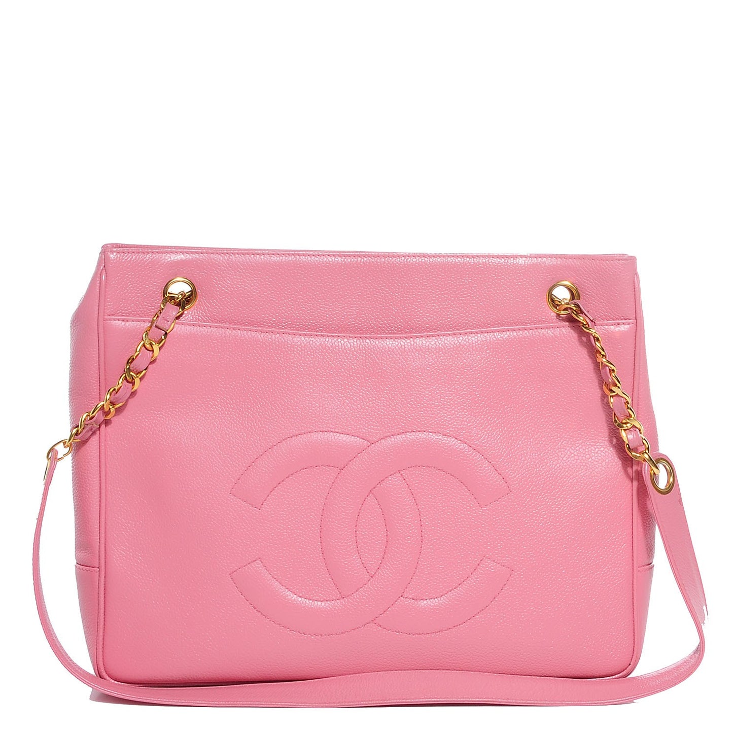 Caviar CC Shoulder Bag Pink