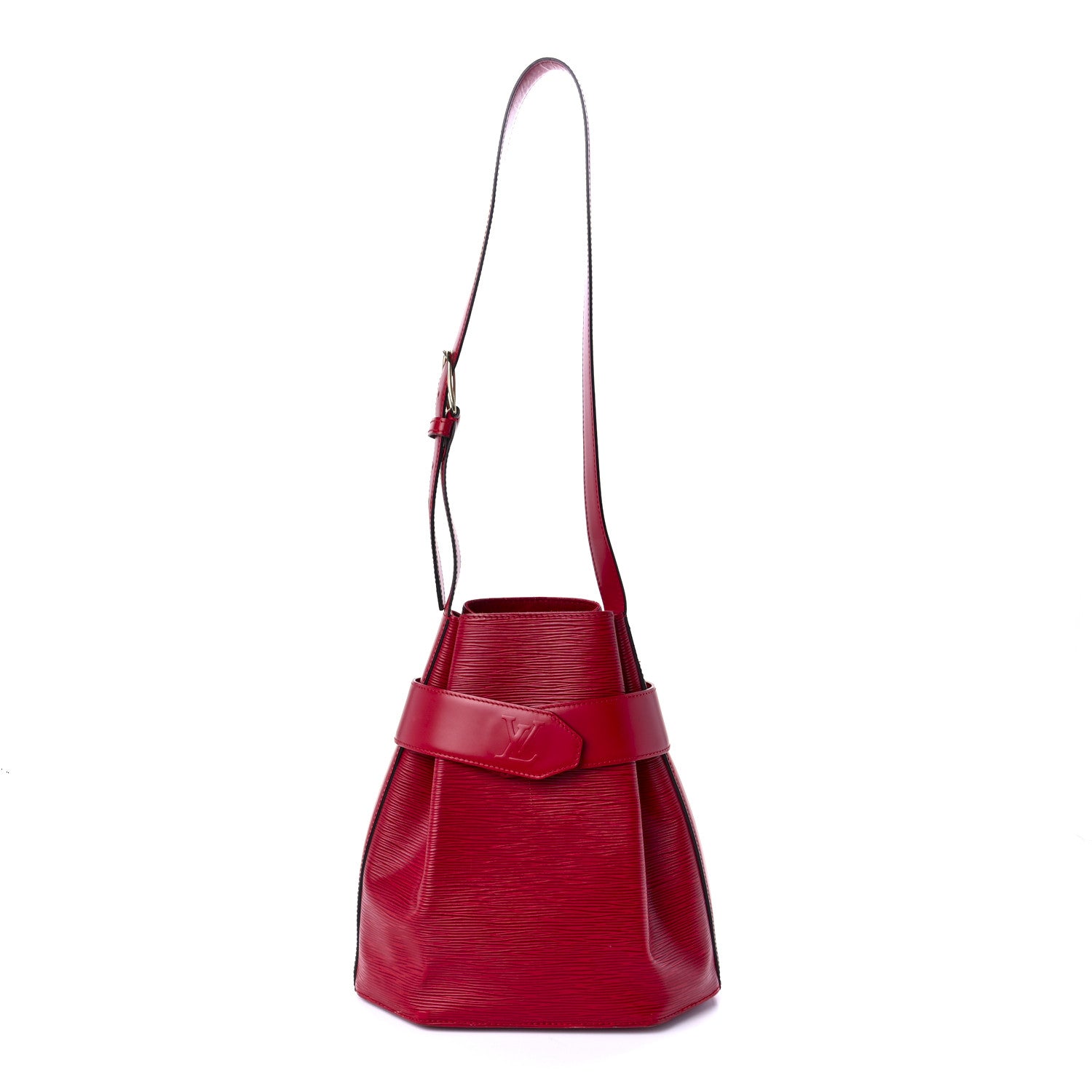 Louis Vuitton Epi Sac D'Epaule GM Castillan Red 1 of 13