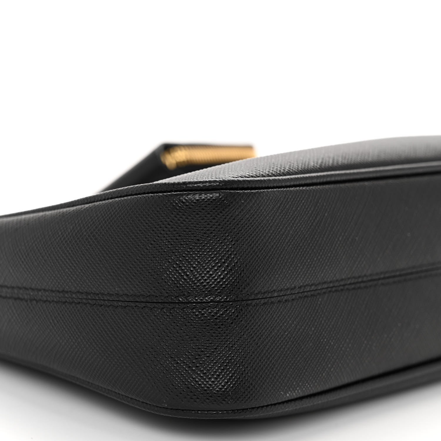 Prada Saffiano Lux Re-Edition 2005 Shoulder Bag Black 8 of 10