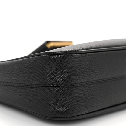 Prada Saffiano Lux Re-Edition 2005 Shoulder Bag Black 8 of 10