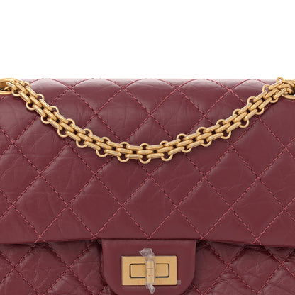 Chanel Aged Calfskin Quilted 2.55 Reissue 225 Flap Burgundy 8 of 12
