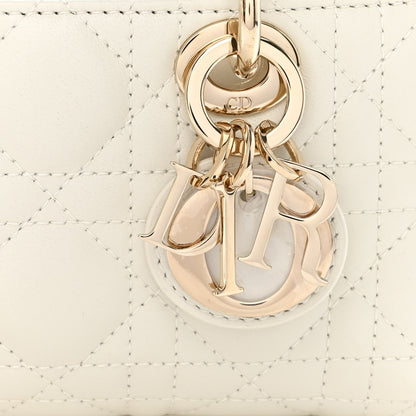Christian Dior Lambskin Cannage Micro Lady D-Joy Latte 8 of 10