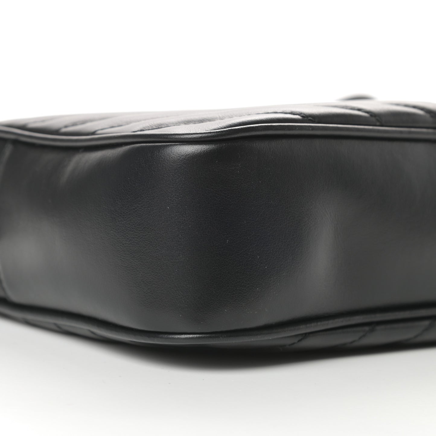 Calfskin Matelasse Monogram Lou Camera Bag Black