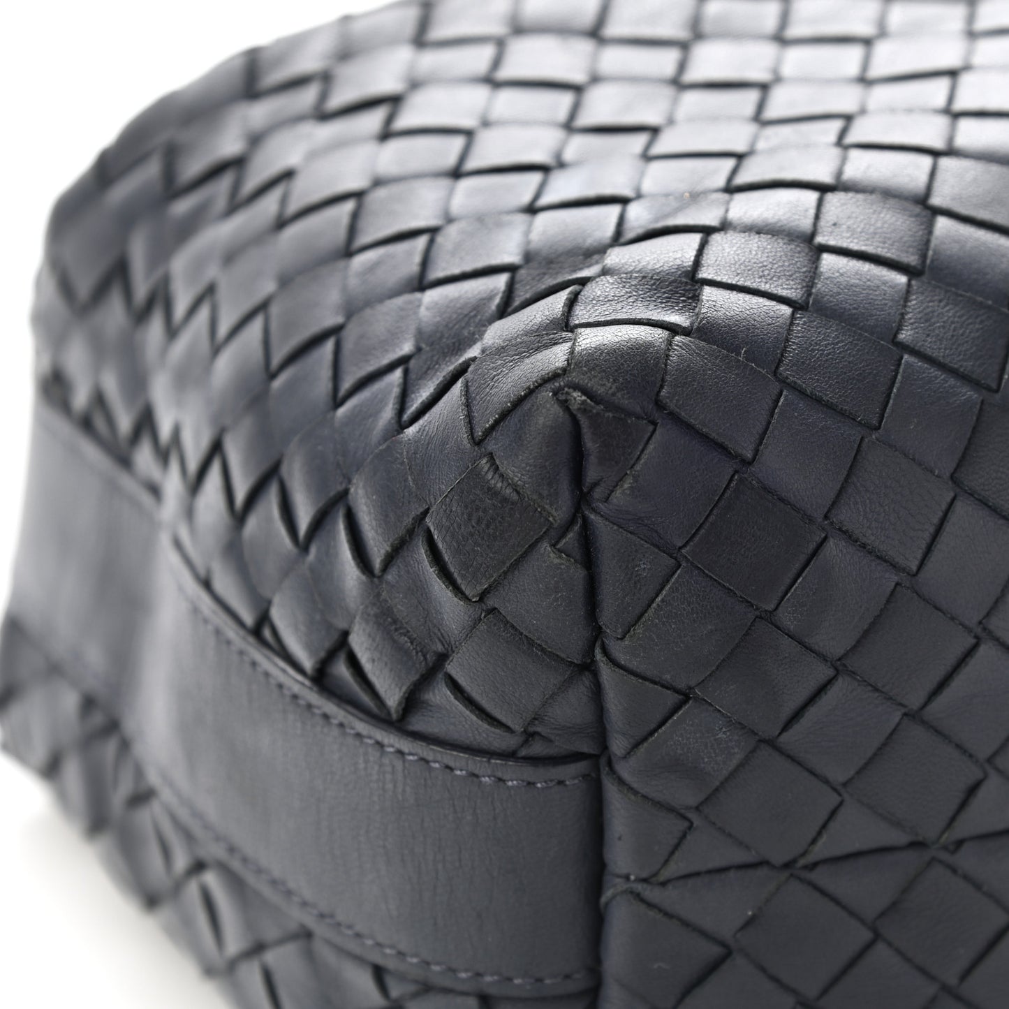 Nappa Intrecciato Large Cosmetic Case Ebano