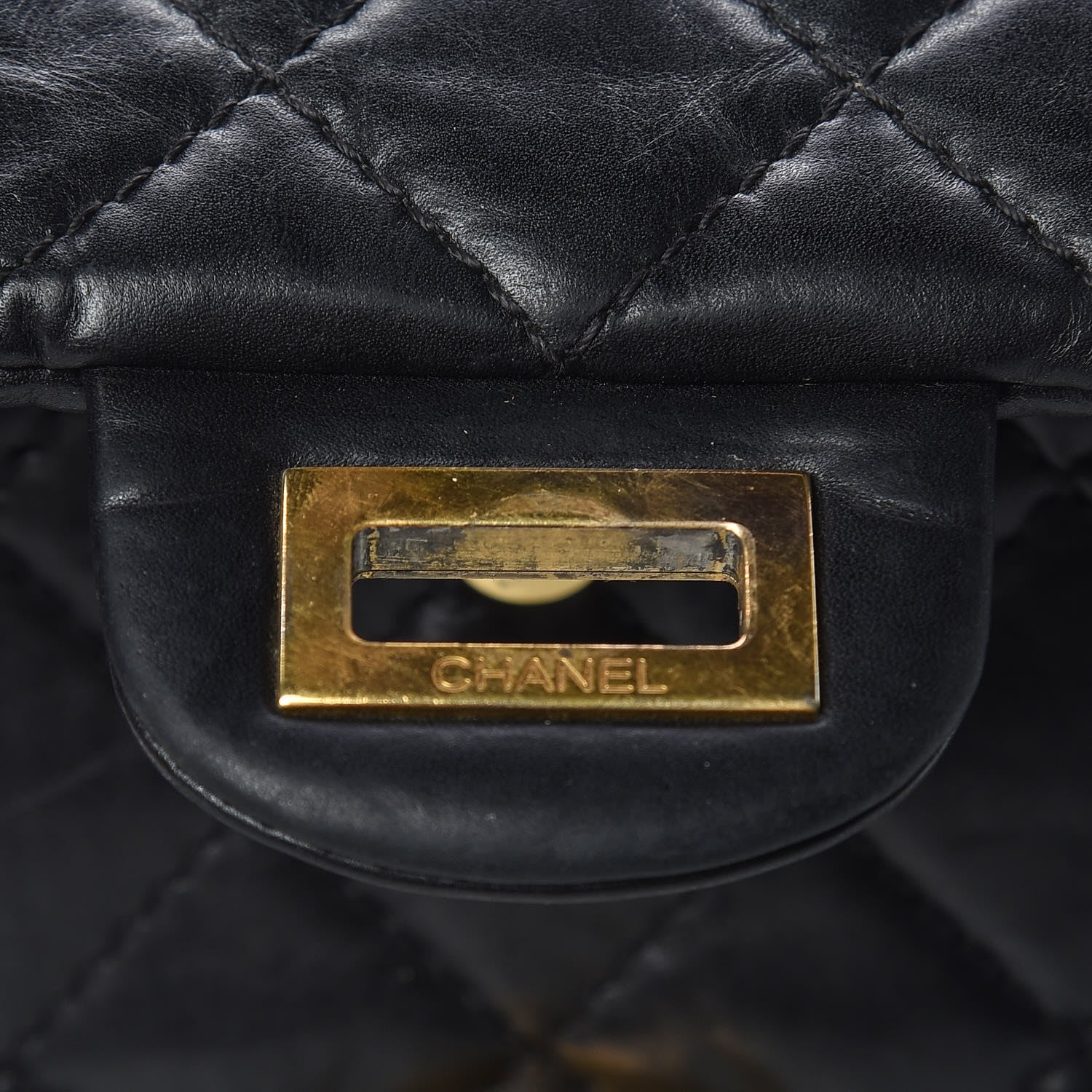 Chanel Aged Calfskin Quilted 2.55 Reissue 226 Flap Black 14 of 14