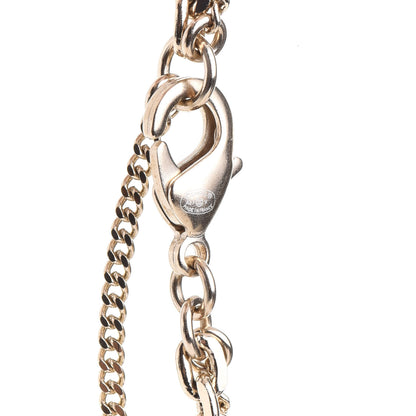 Chanel Crystal CC Multi Strand Chain Necklace Gold 5 of 6
