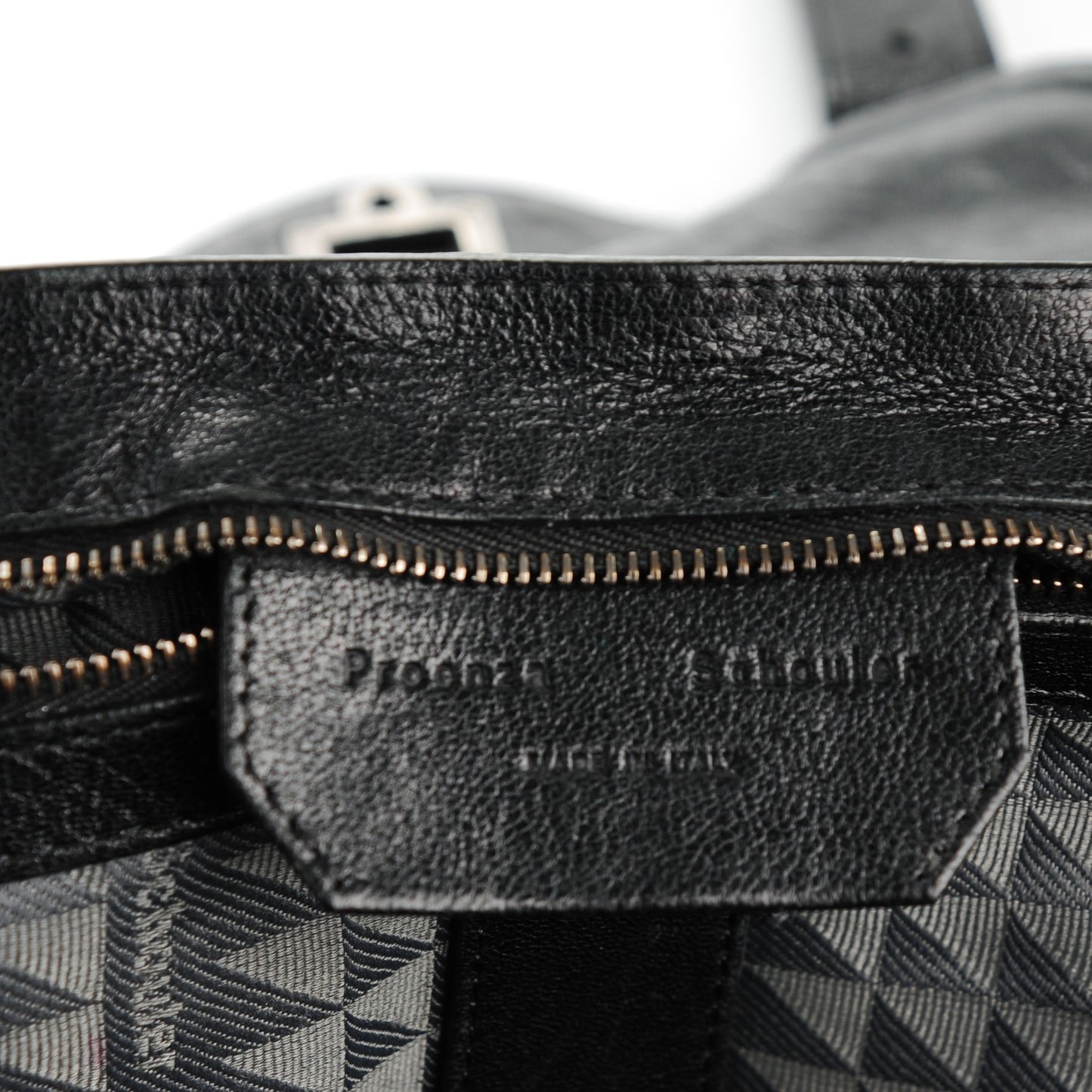 Lambskin Large PS1 Satchel Black