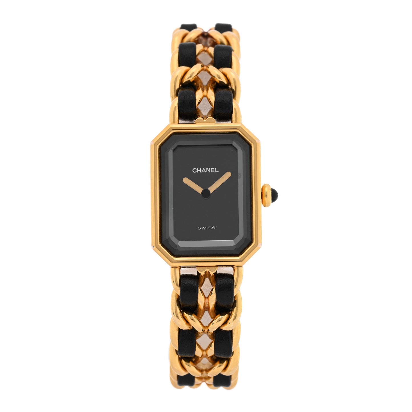 Stainless Steel Lambskin 20mm Chain Premiere Quartz Watch Gold L