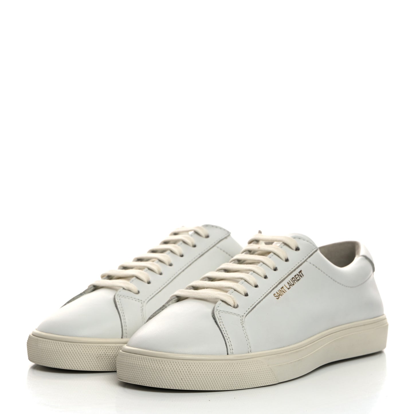 Calfskin Andy Low Top Sneakers 36.5 Blanc Optique