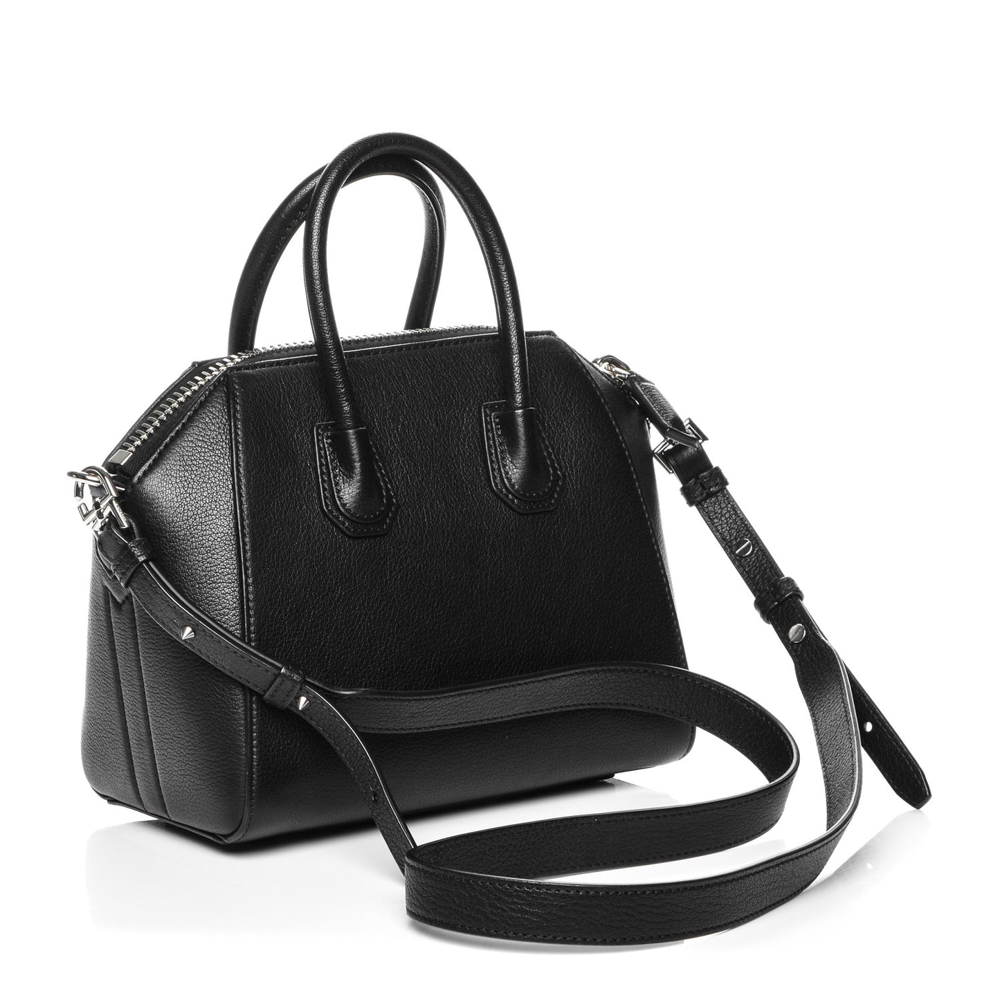 Sugar Goatskin Mini Antigona Black