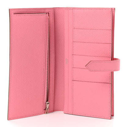 Hermes Epsom Bearn Gusset Wallet Rose Confetti 5 of 6
