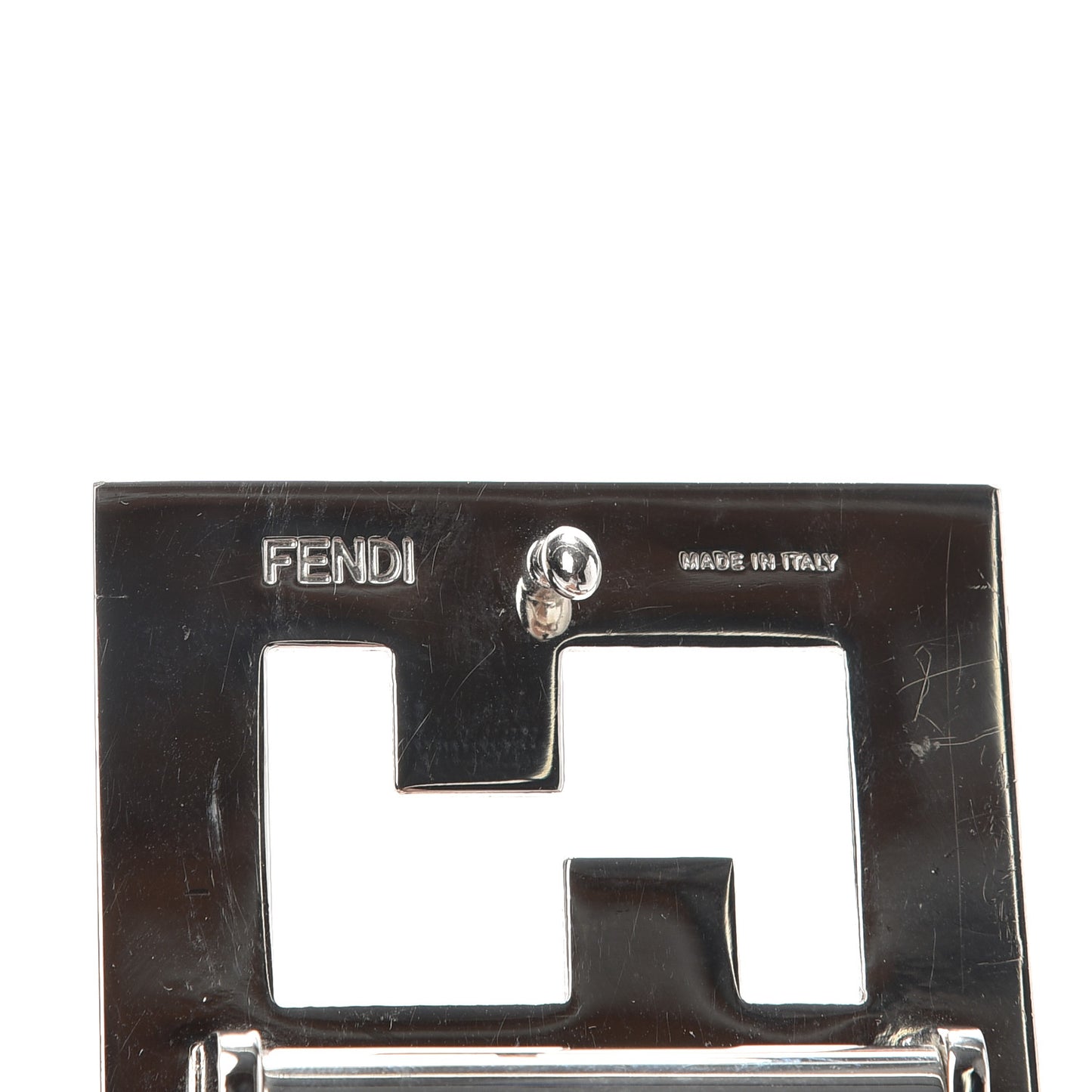 Zucca Spalmati FF Buckle Belt 95 38 Tobacco