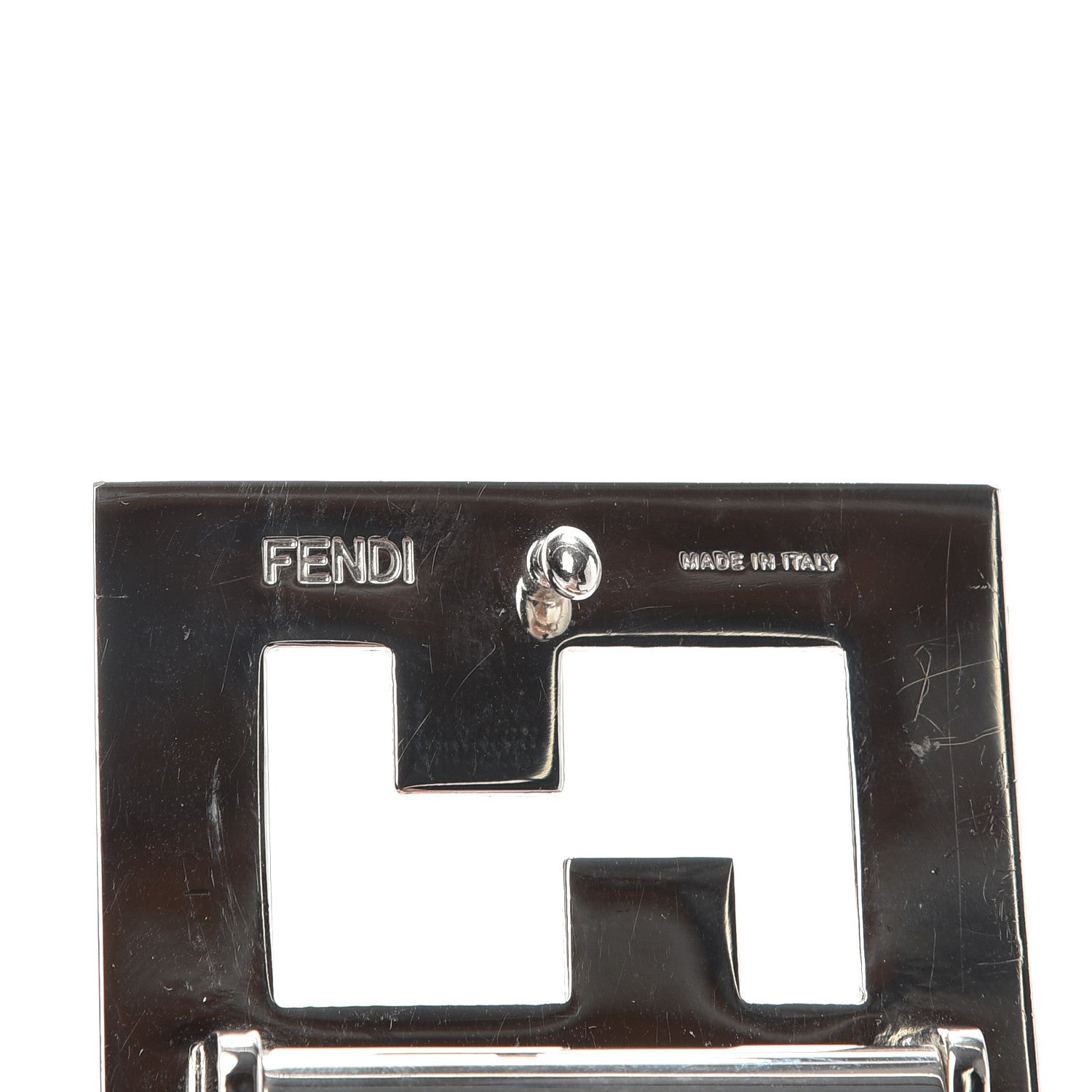 Fendi Zucca Spalmati FF Buckle Belt 95 38 Tobacco 3 of 5