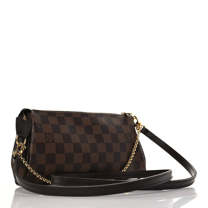 Louis Vuitton Damier Ebene Eva Clutch 3 of 9