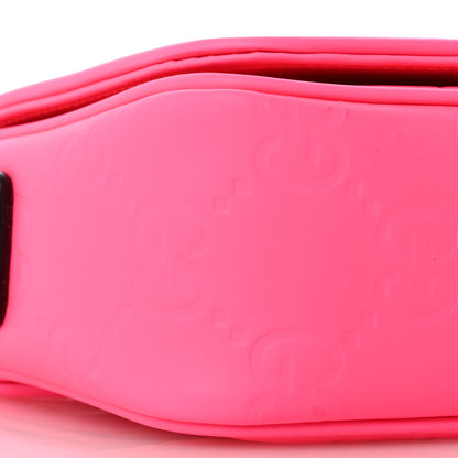 Gucci Calfskin GG Rubber effect Super Mini Bag  Pink 8 of 11