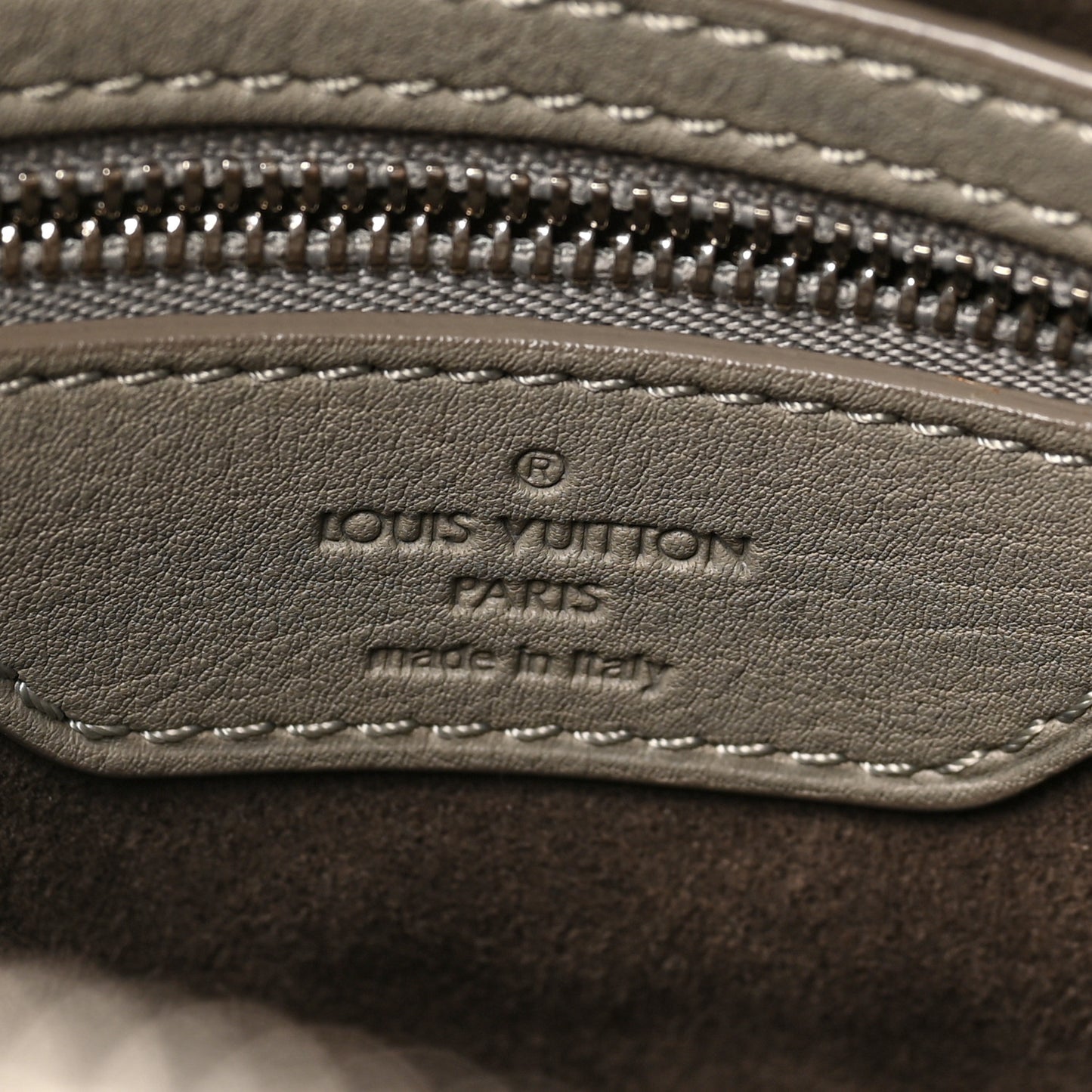 Monogram Lambskin Antheia Ixia MM Grey
